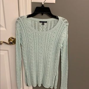 American Eagle Soft Knit Mint Green Sweater